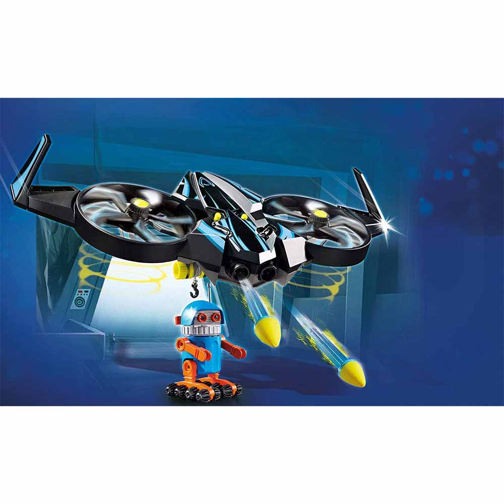 Playmobil children's construction set, Robotitron with a drone