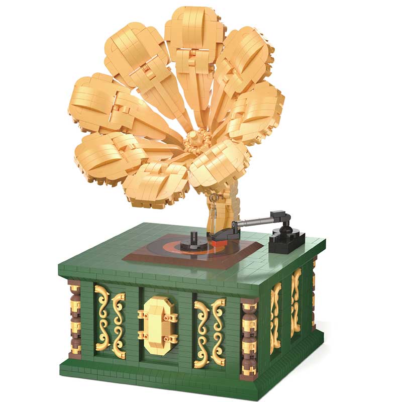 Children's construction set Retro gramophone - 2351 parts