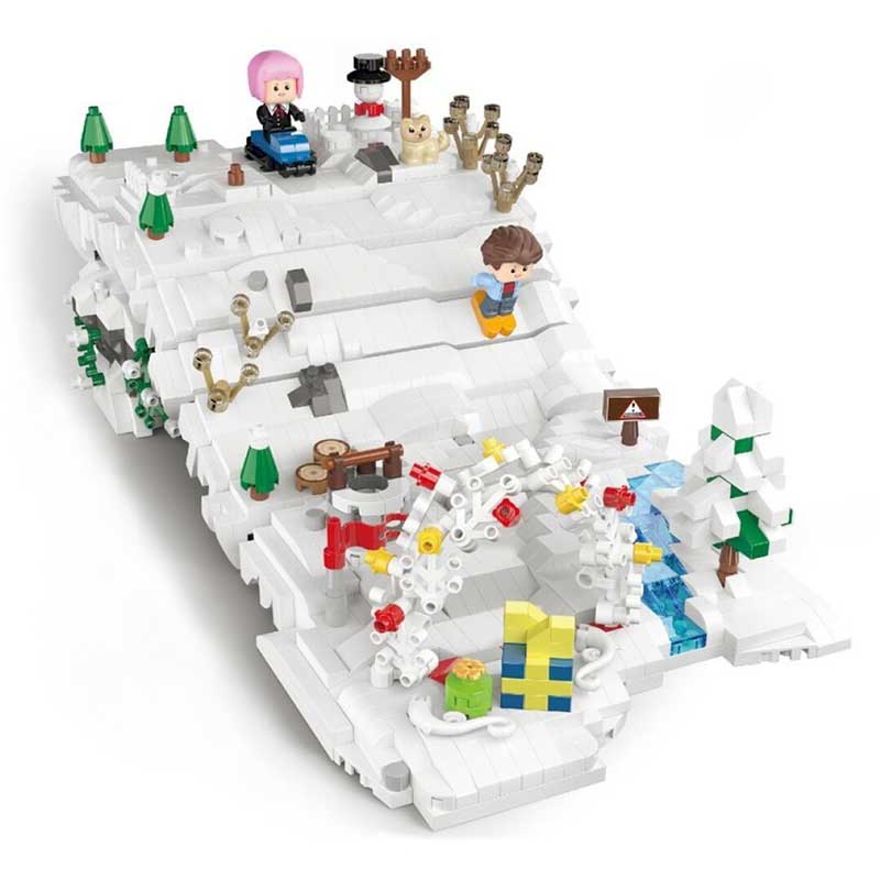 Children's construction set Ski slope - 1543 pieces