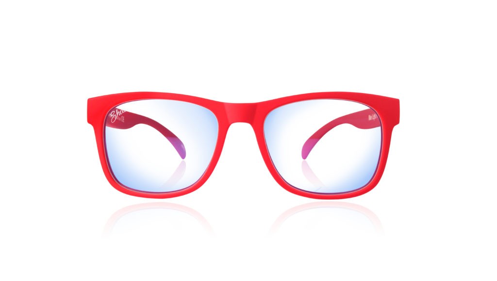 Shadez Blue Light Children's Computer Glasses 7+ Years Red