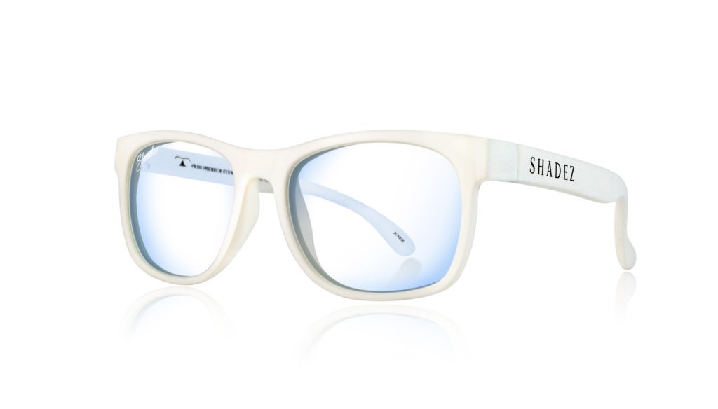 Children's Shadez Blue Light computer glasses from 3-7 years white