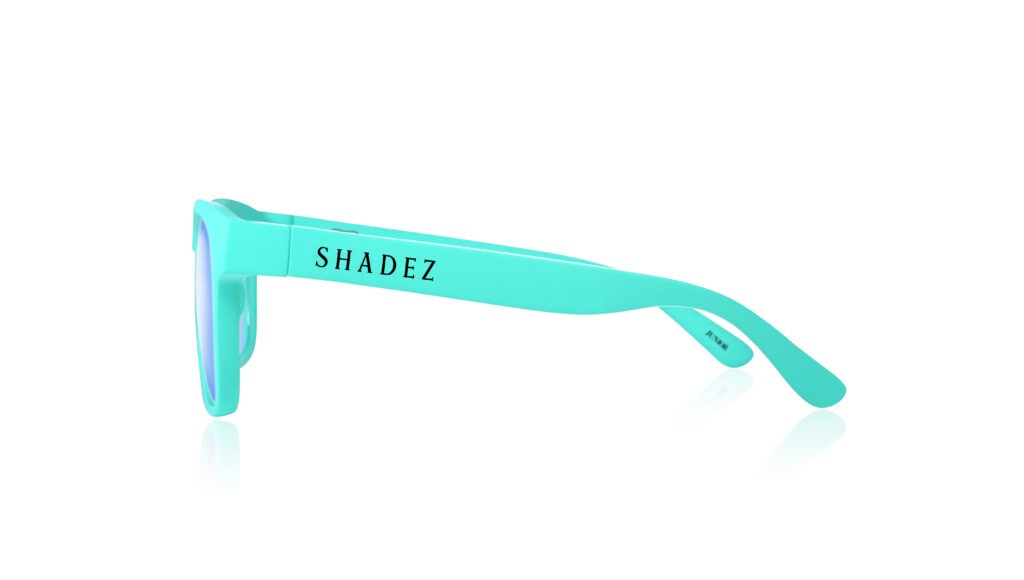 Children's Shadez Blue Light computer glasses from 3-7 years turquoise