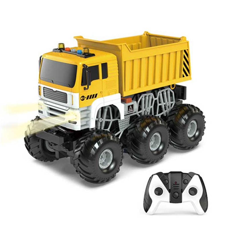 Crazon children's construction truck with sounds, lights and remote control