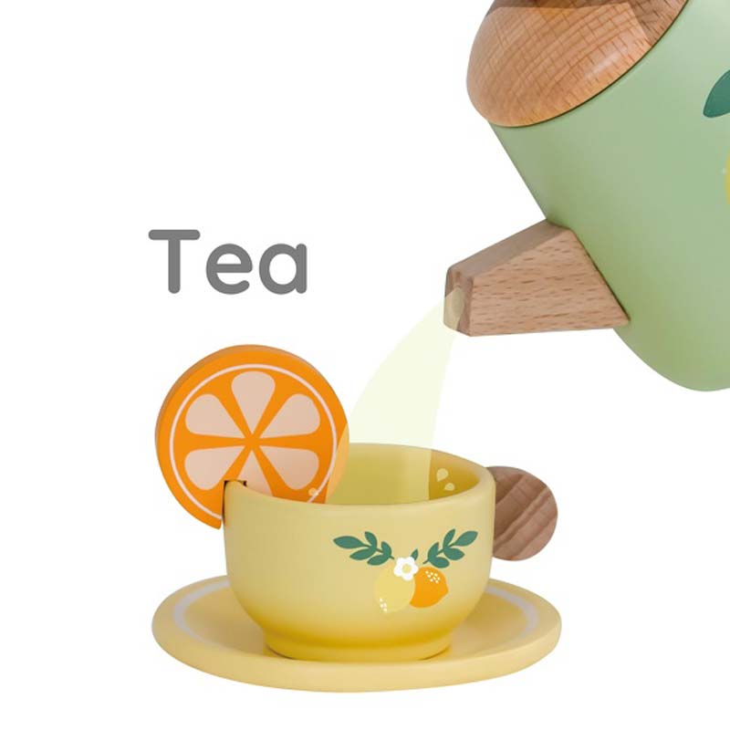 Children's Vintage Wooden Afternoon Tea Set