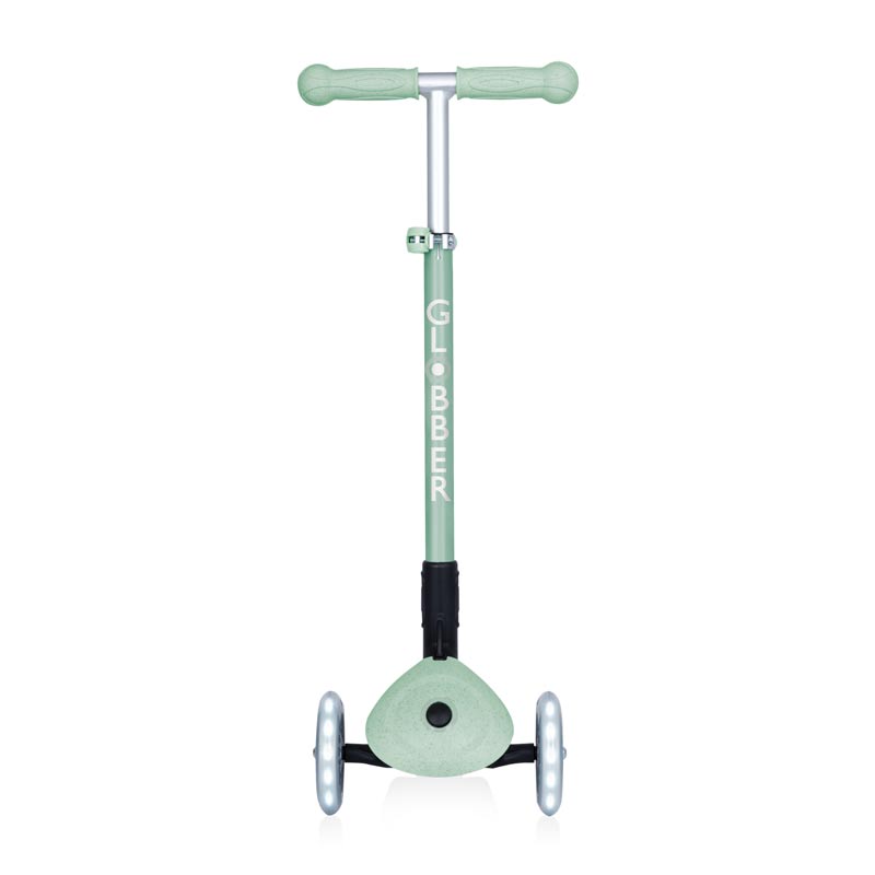 Eco scooter for children PRIMO FOLDABLE LIGHTS ECO - pistachio color