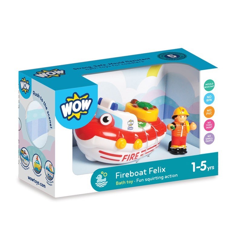 Bath toy - Felix fire boat