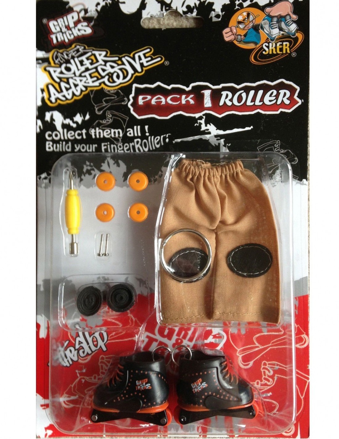 Finger toy Rollerballs, red