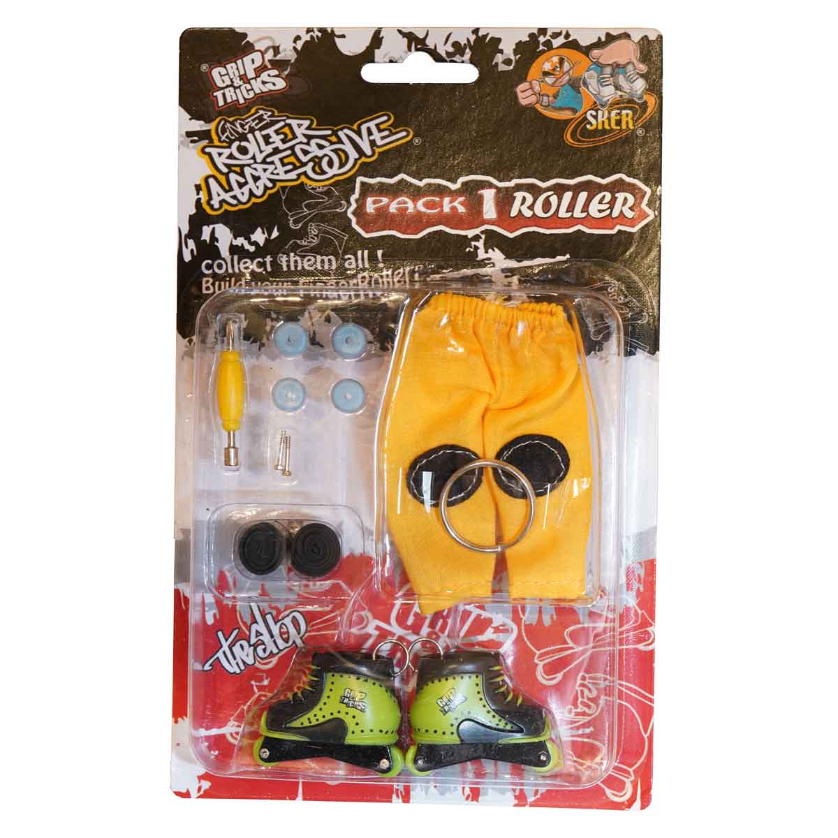 Finger toy Rollerballs, green
