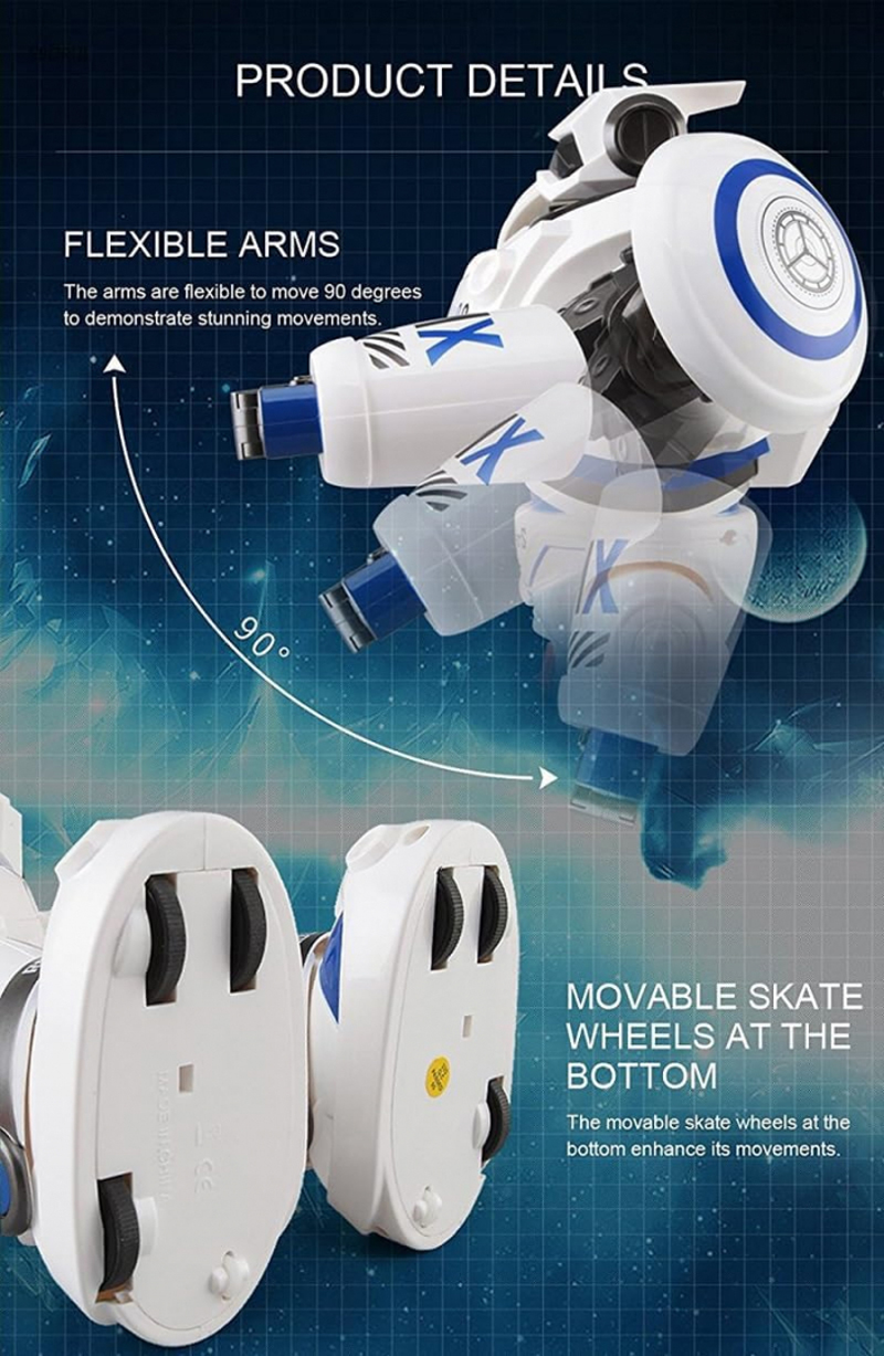 Интерактивен робот Crazon с инфрачервено управление и светлинни ефекти