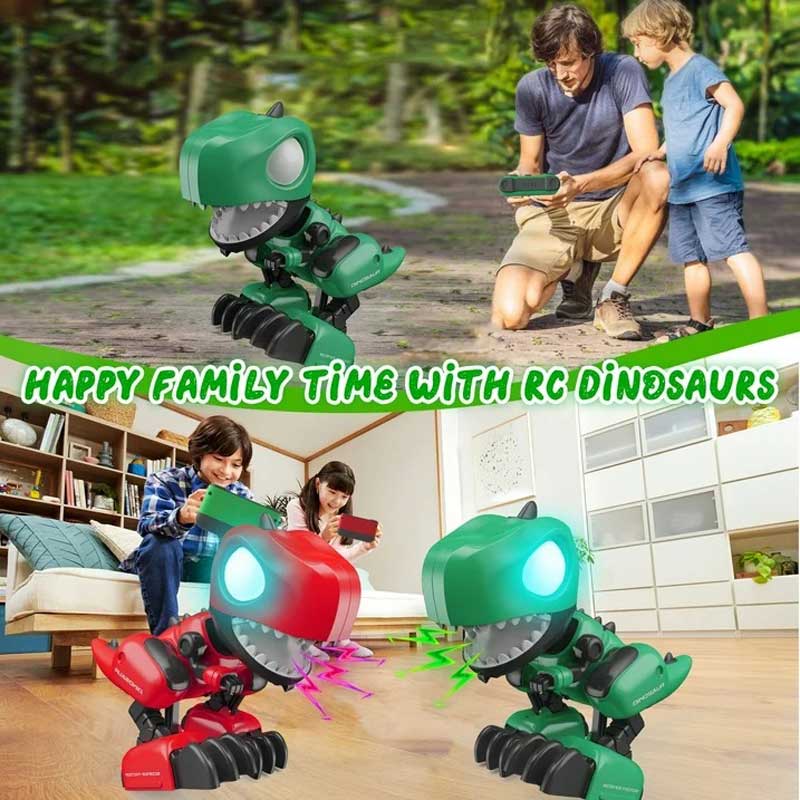 Interactive Assembled Dinosaur Dino with RC in Green Color