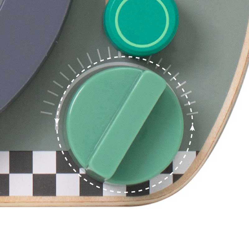 Interactive wooden children's toy - Car steering wheel