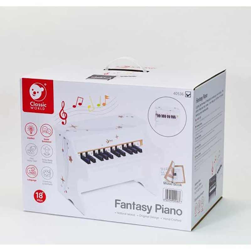 Classic White Fantasy Piano for Kids