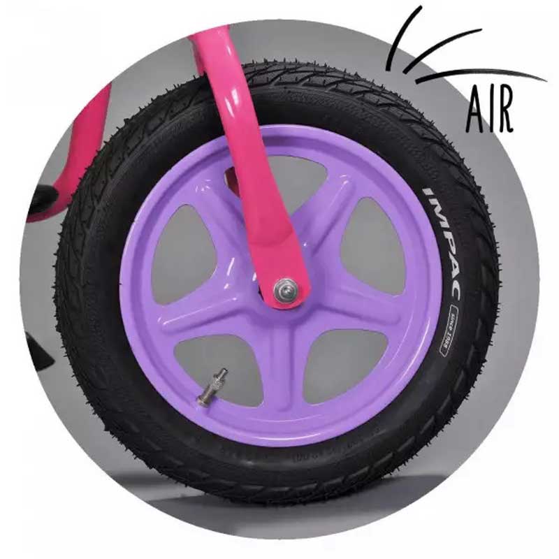 Колело за баланс със степенка Puky LR 1L - розово