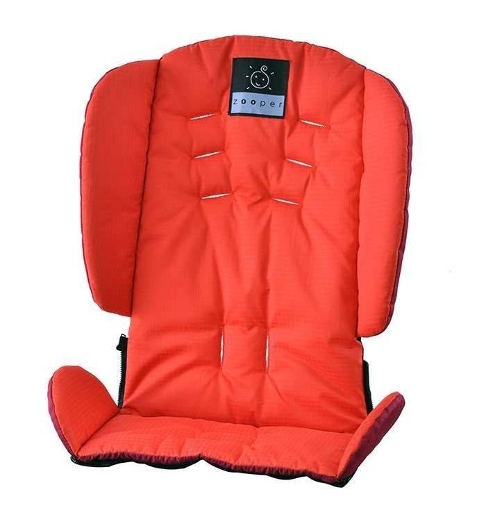 Zooper Flamenco Flaming Plaid 2-in-1 stroller, red