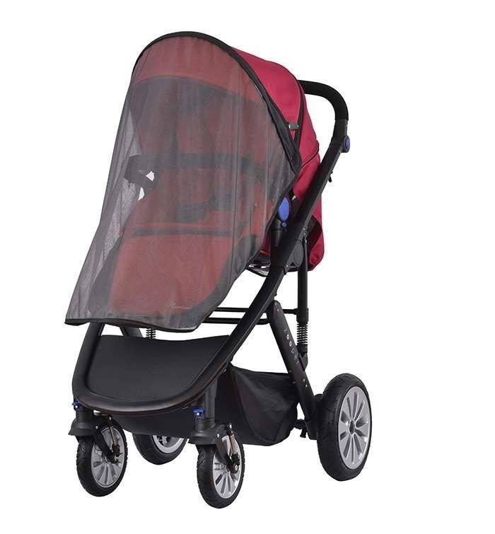 Zooper Flamenco Flaming Plaid 2-in-1 stroller, red