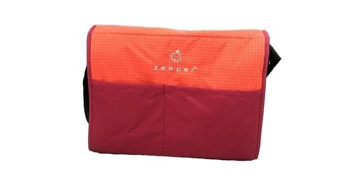 Zooper Flamenco Flaming Plaid 2-in-1 stroller, red