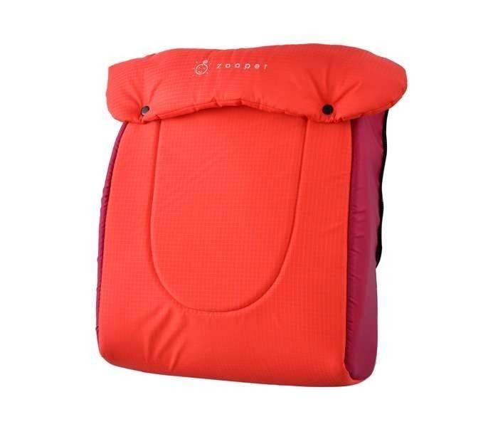 Zooper Flamenco Flaming Plaid 2-in-1 stroller, red