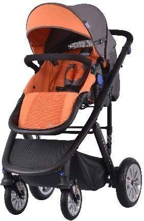 Zooper Flamenco Honey Citrus 2-in-1 Combination Stroller, Orange and Black