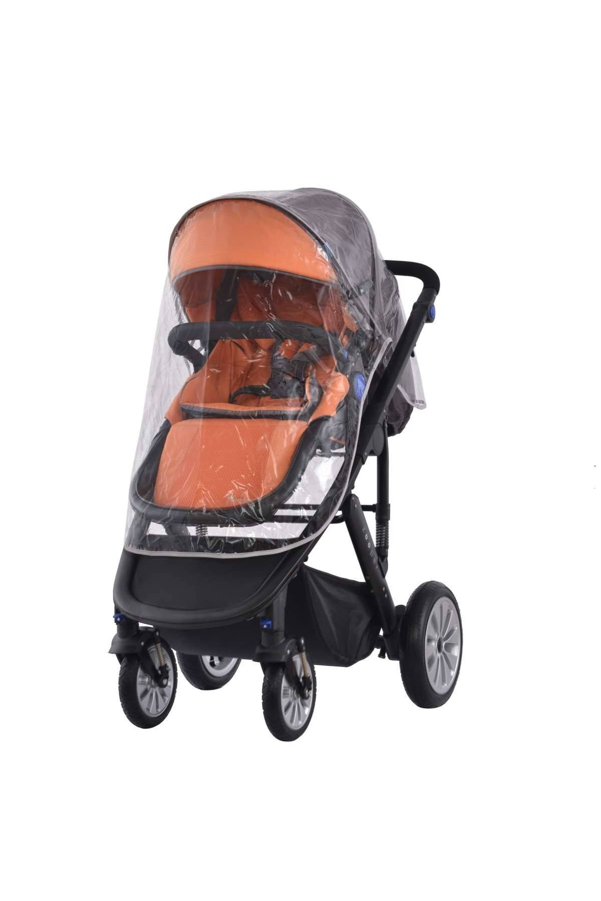 Zooper Flamenco Honey Citrus 2-in-1 Combination Stroller, Orange and Black