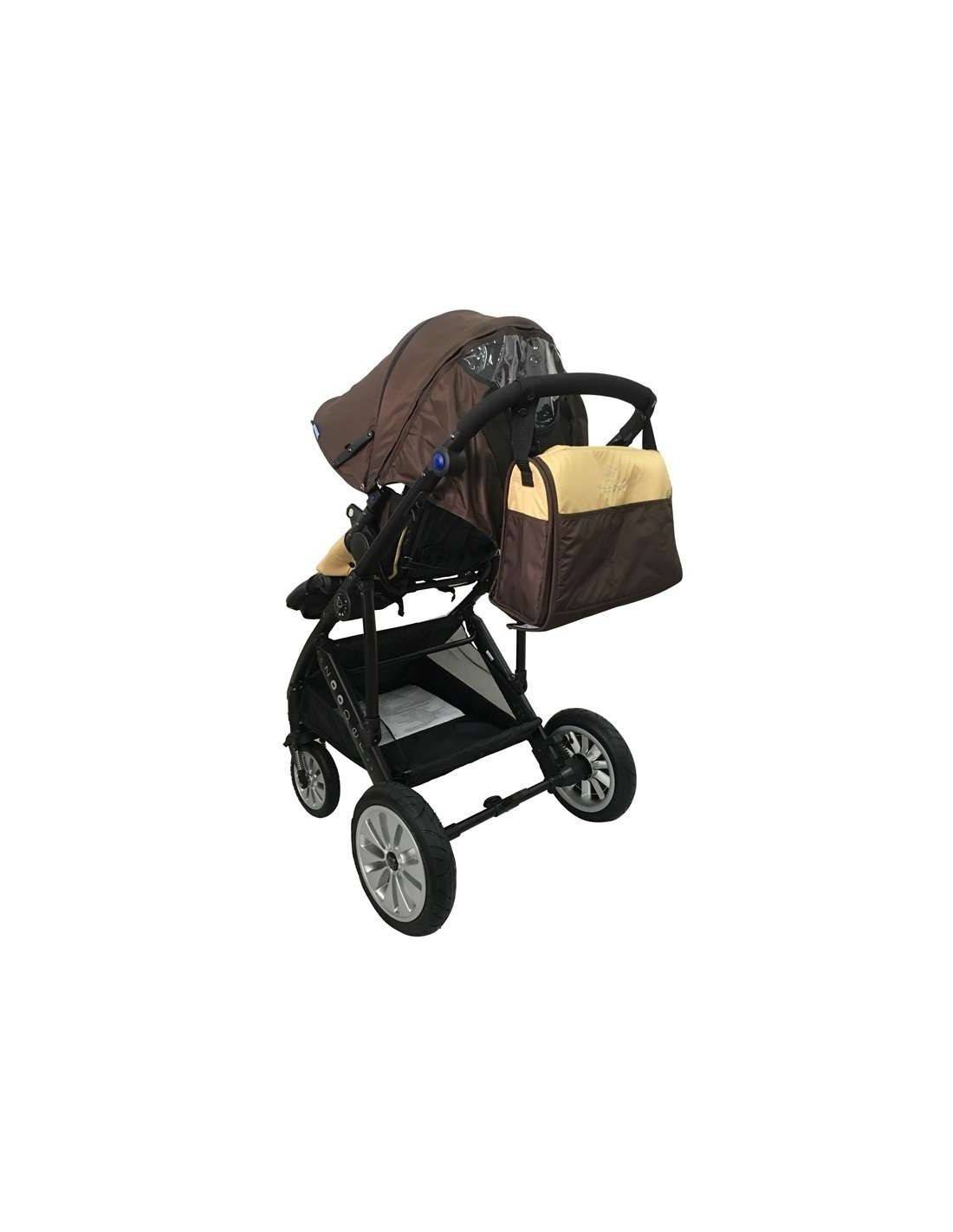 Zooper Flamenco Khaki Plaid 3-in-1 Combination Stroller