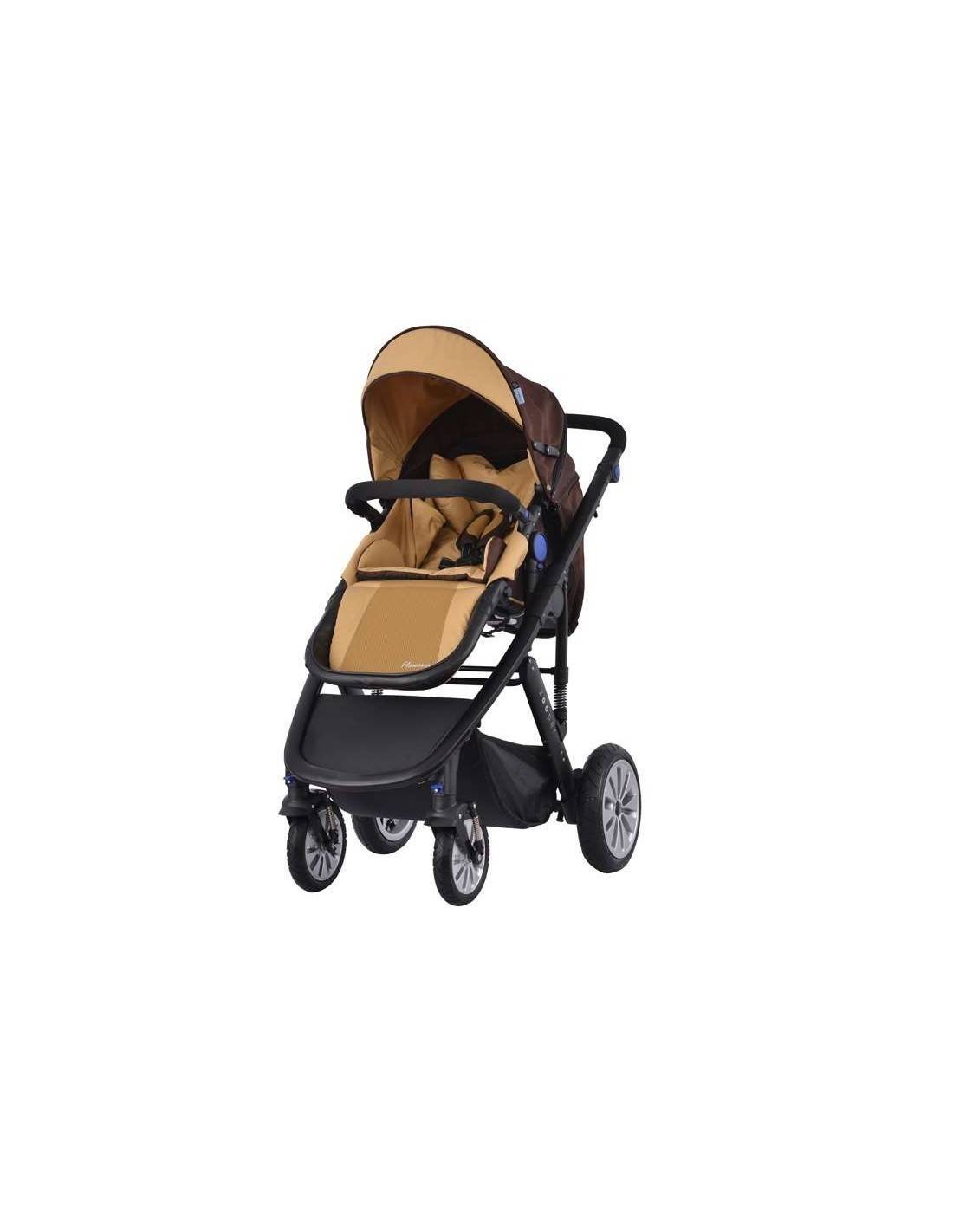 Zooper Flamenco Khaki Plaid 3-in-1 Combination Stroller