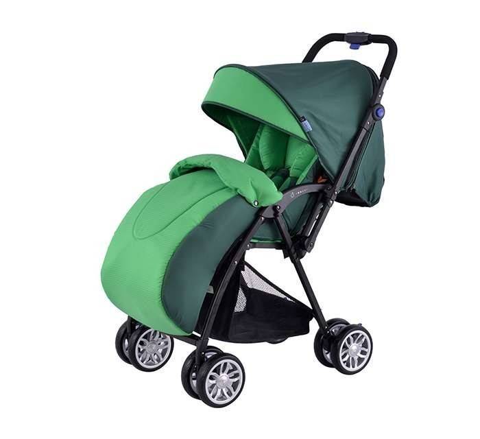 Zooper Salsa Apple Green Plaid Combination Stroller, green