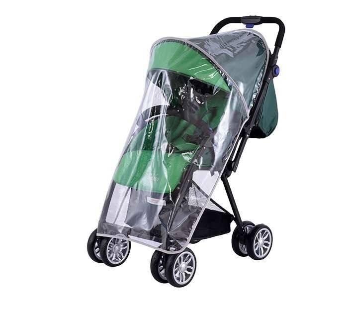 Zooper Salsa Apple Green Plaid Combination Stroller, green