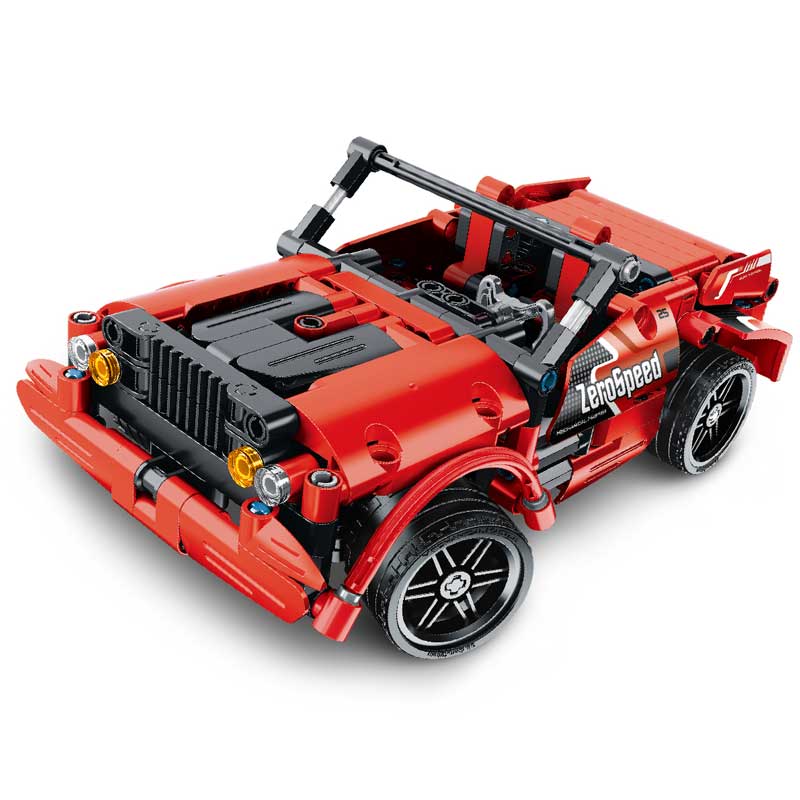 2 in 1 R/C Sports Car and Jeep Set - 341 Parts