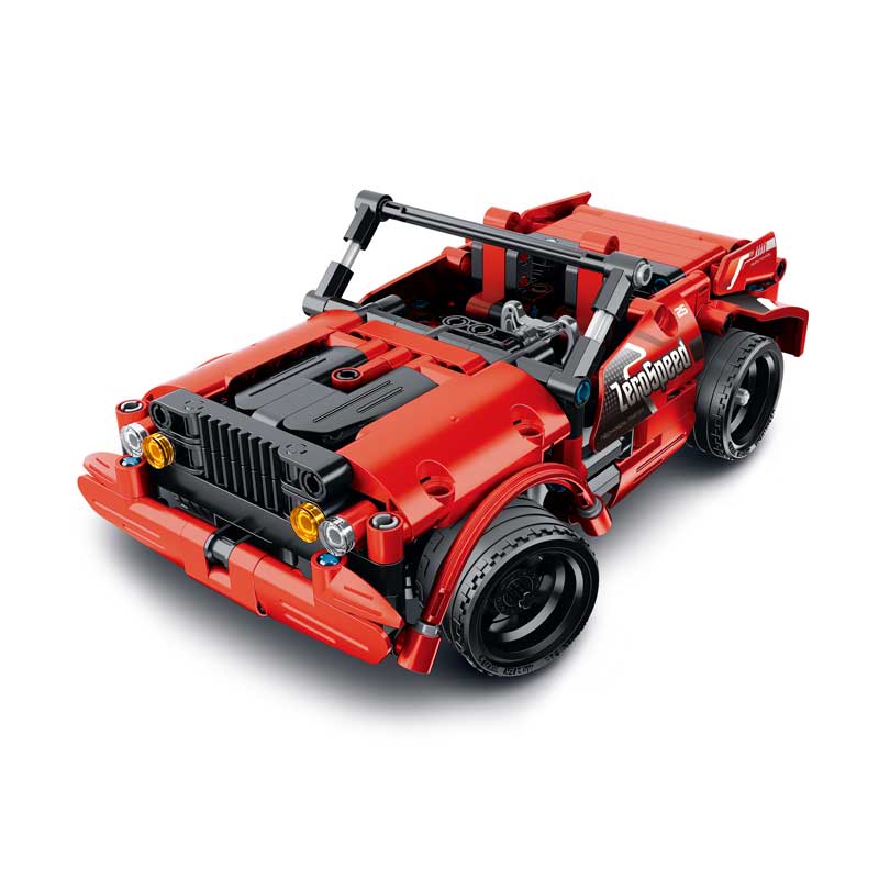 2 in 1 R/C Sports Car and Jeep Set - 341 Parts