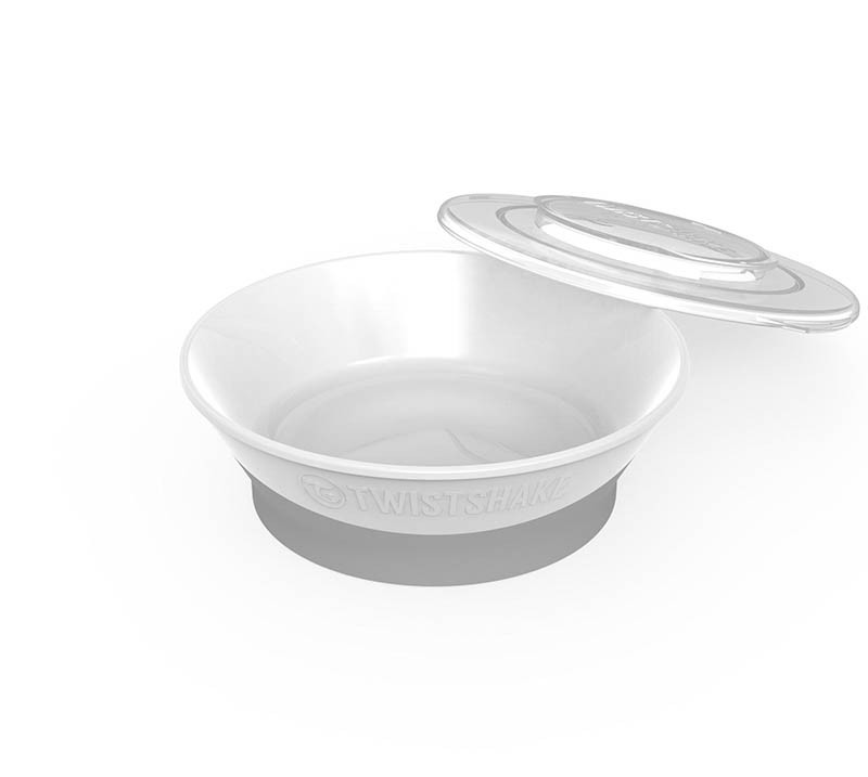 Twistshake feeding bowl 6+ months white