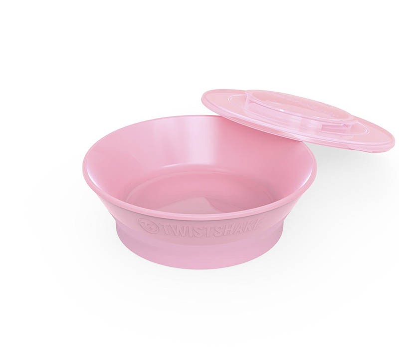 Twistshake feeding bowl 6+ months pink