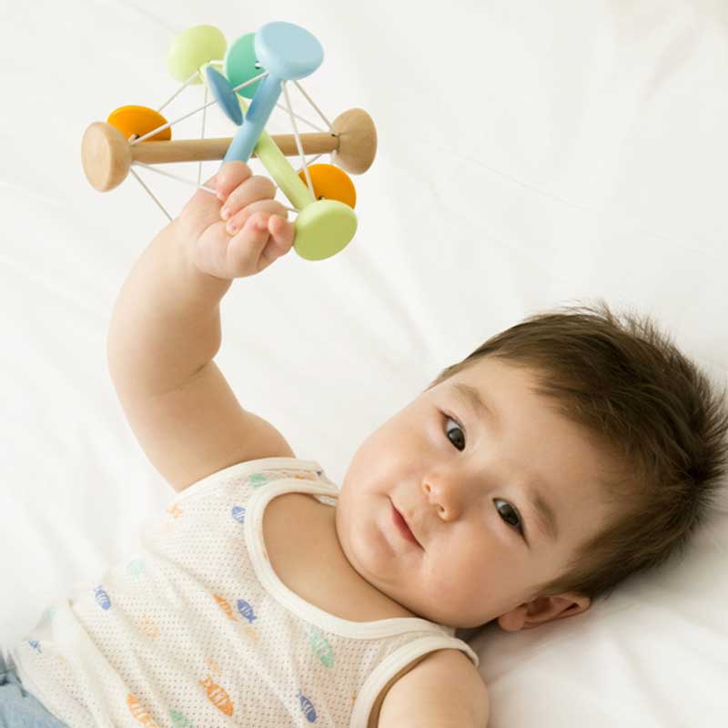 Classic World Magic Sensory Play Ball for Babies Made of Wood
