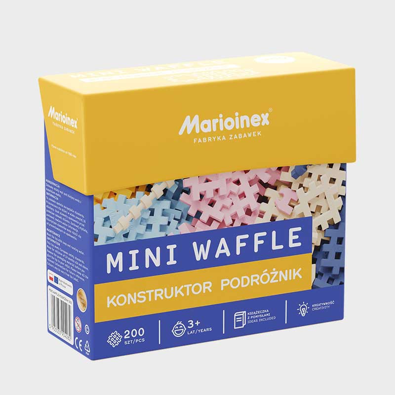 Mini waffle maker of 200 parts ``Traveller''