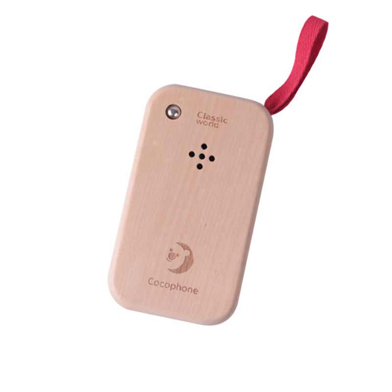 My first mobile phone - a wooden musical toy