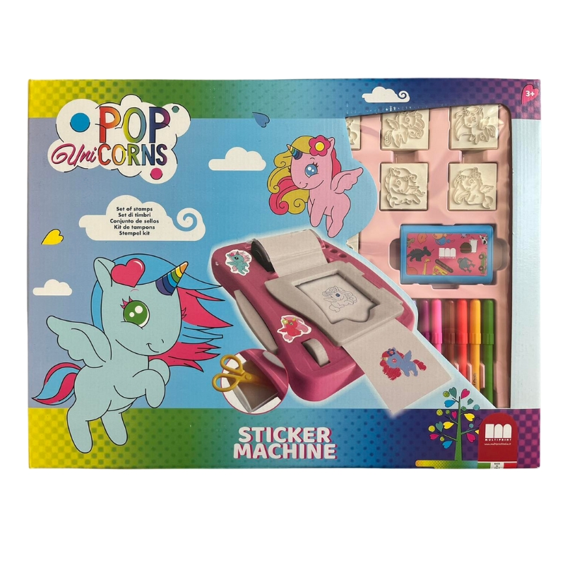 Creative set "Magic Unicorn" with sticker machine and accessories