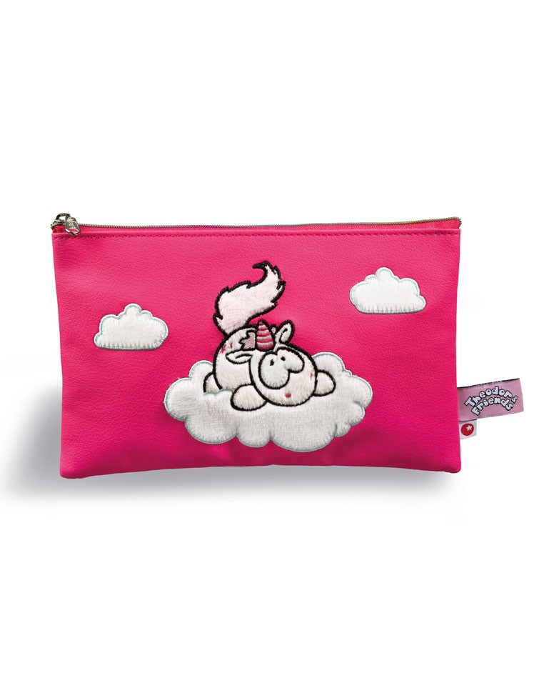 Theodor the Unicorn vanity case, red