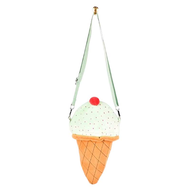 Plush Ice Cream Bag 30 cm with adjustable handle and spectacular design