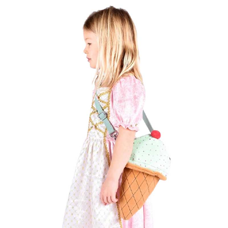 Plush Ice Cream Bag 30 cm with adjustable handle and spectacular design