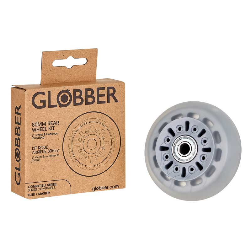 Spare rear wheel for Globber Master scooters, 80 mm
