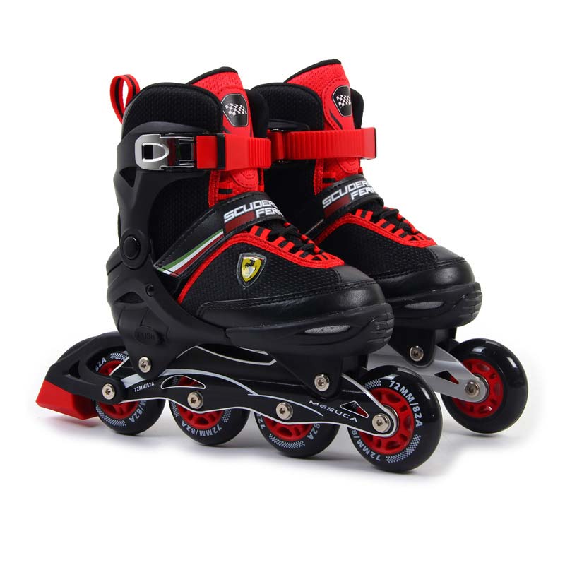 Ferrari roller skates for children, 35-38 number, FK16 series - black