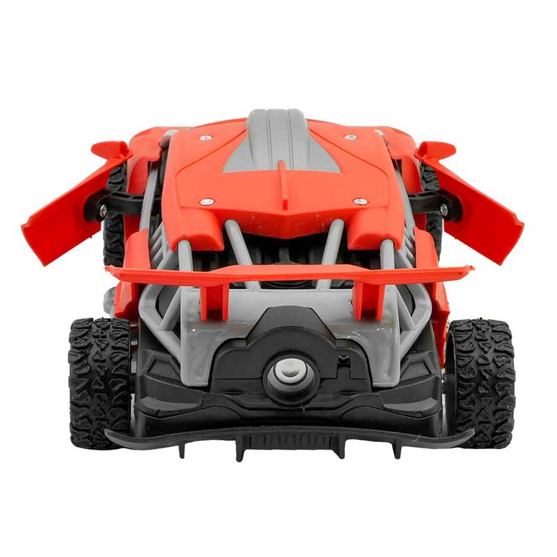Racing car with RC control, LED lights and smoke 1:24