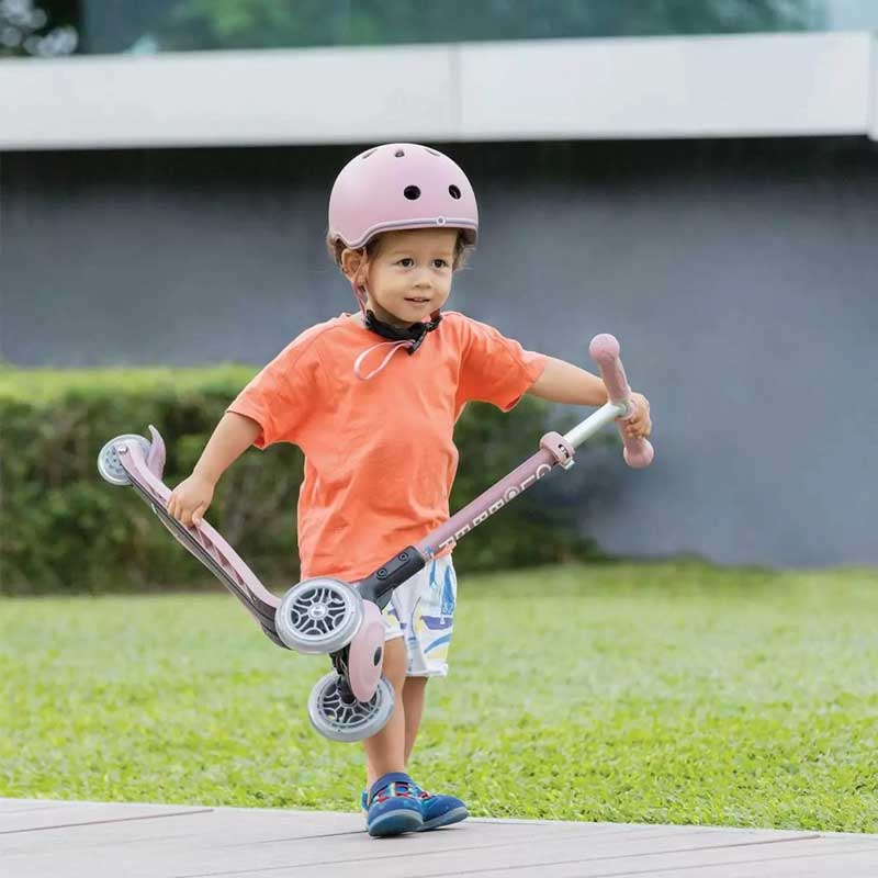 Foldable eco scooter with parental control GO•UP FOLDABLE PLUS ECOLOGIC - berry color