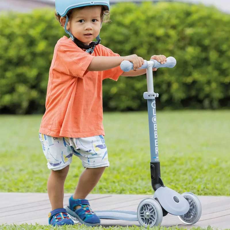 Foldable eco scooter with parental control GO•UP FOLDABLE PLUS ECOLOGIC - blueberry color