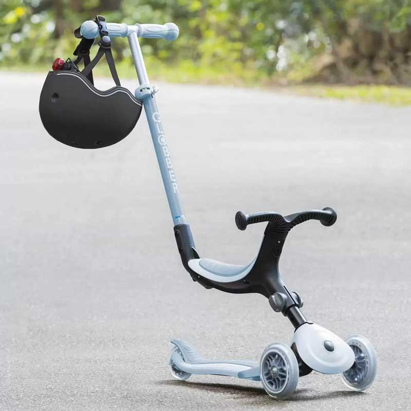 Foldable eco scooter with parental control GO•UP FOLDABLE PLUS ECOLOGIC - blueberry color