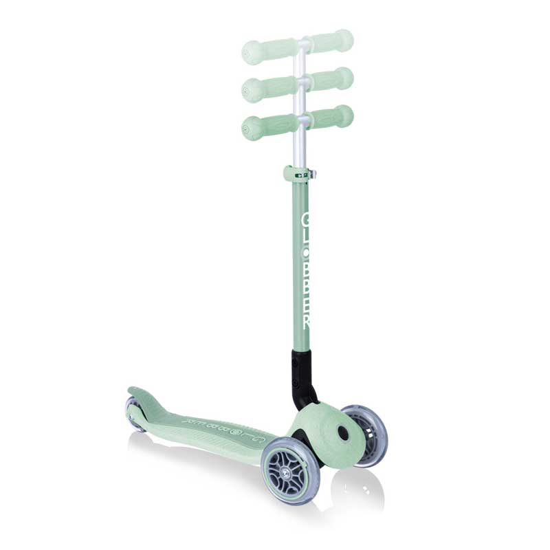 Foldable eco scooter with parental control GO•UP FOLDABLE PLUS ECOLOGIC - pistachio color