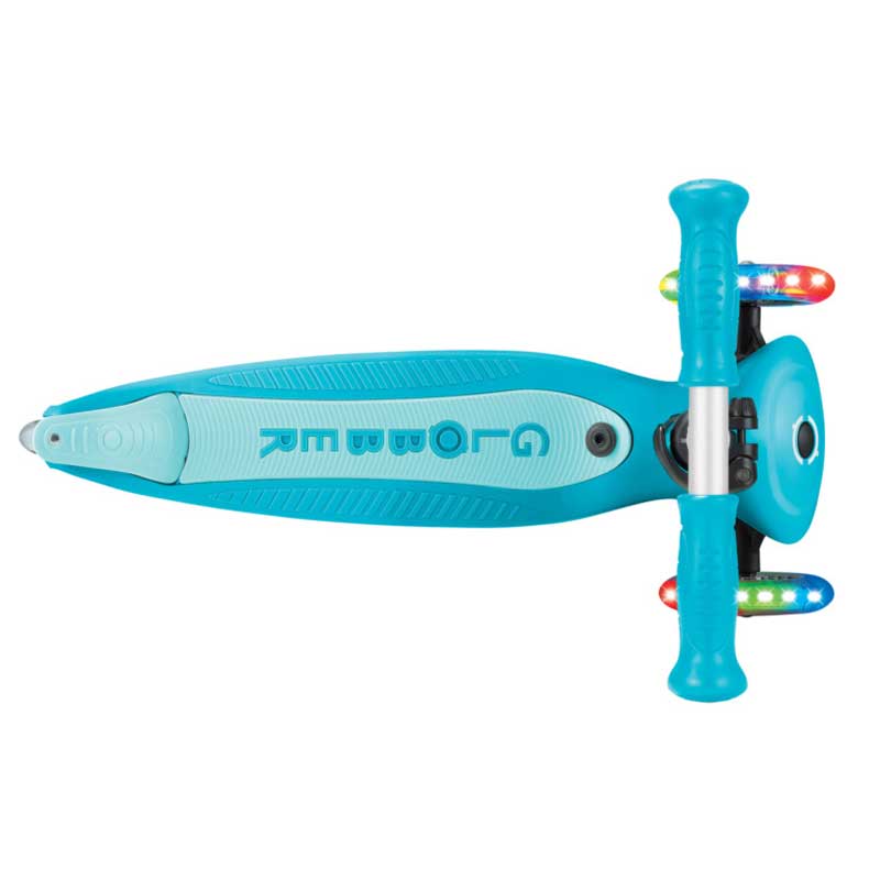 Folding scooter 5 in 1 GLOBBER GO UP ACTIVE LIGHTS 360° - aqua