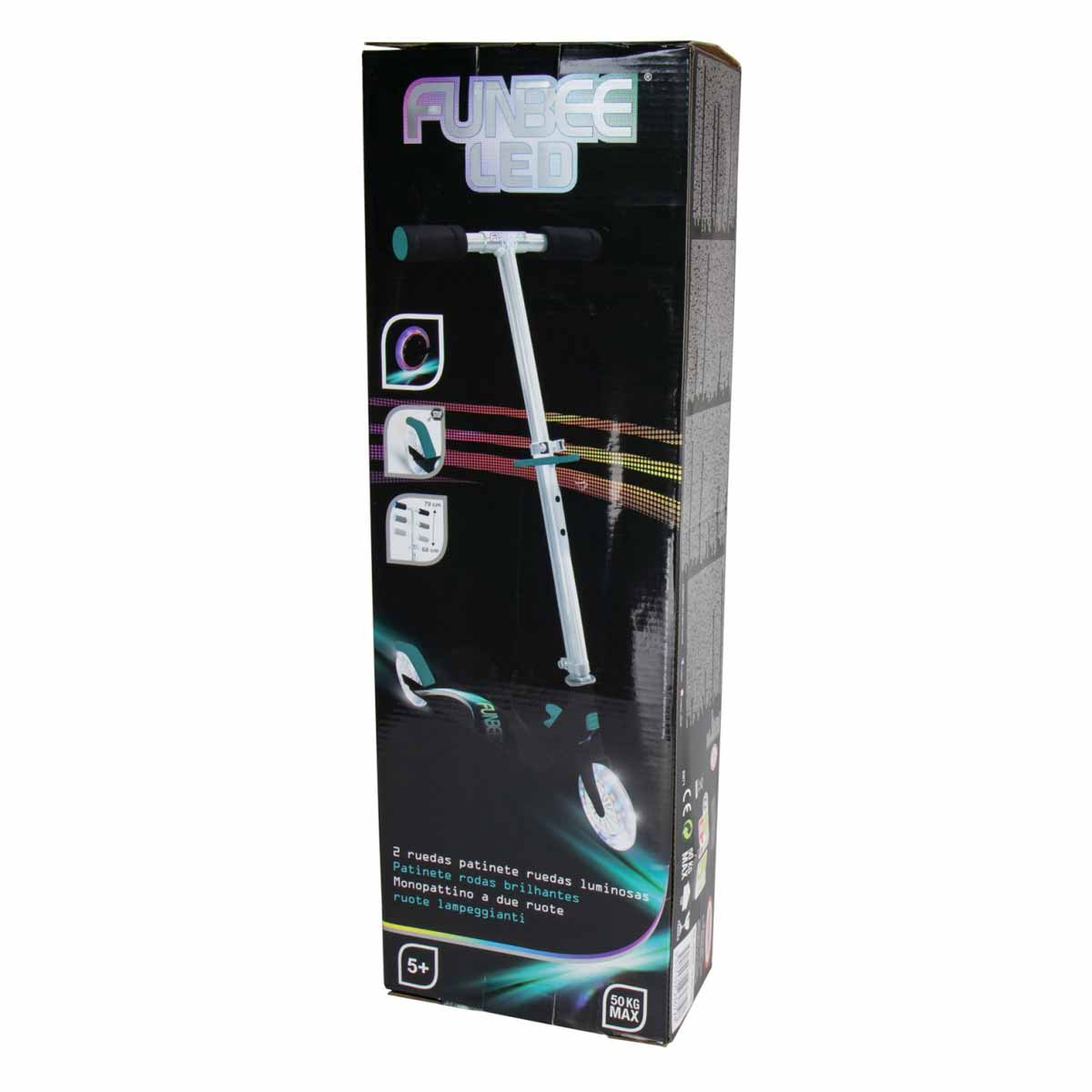 Folding scooter with 2 light-up wheels - FUNBEE