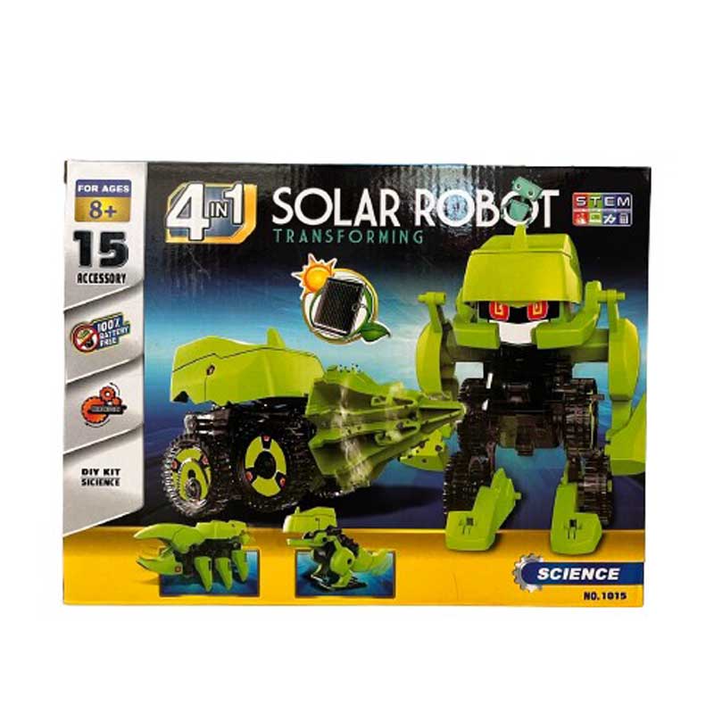 Children's solar robot - 4 in 1, Dinosaur