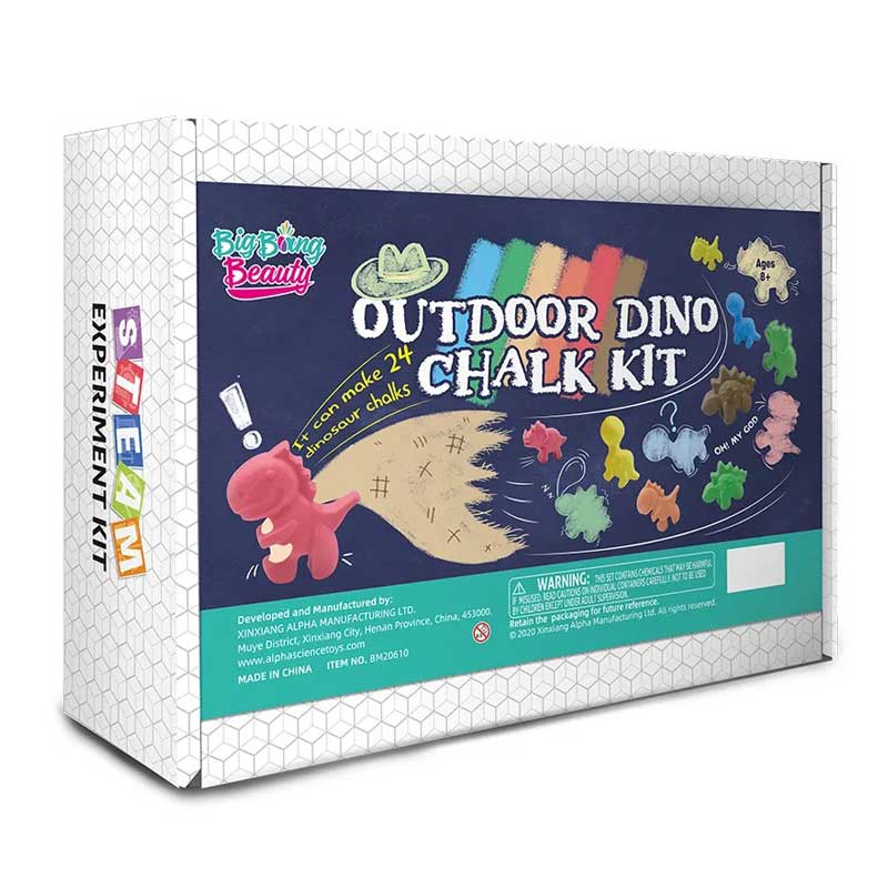STEAM Kit - DIY Colored Chalk - Dino