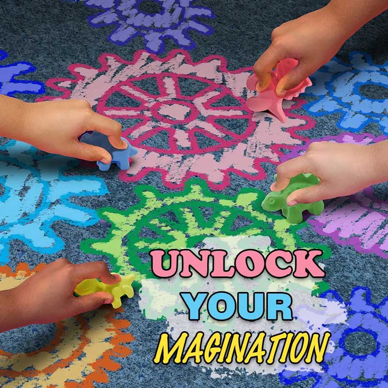 STEAM Kit - DIY Colored Chalk - Dino